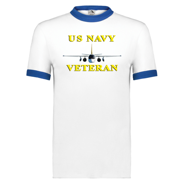 Navy Vet 3 Unisex Ringer Tee