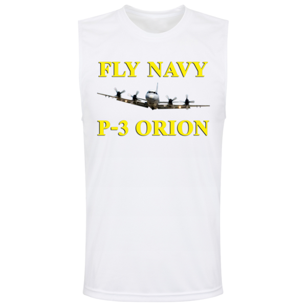 Fly Navy P-3 3 Team 365 Muscle T-Shirt