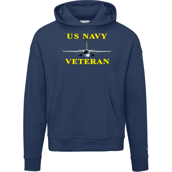 Navy Vet 3 Champion Ladies' Powerblend Hoodie