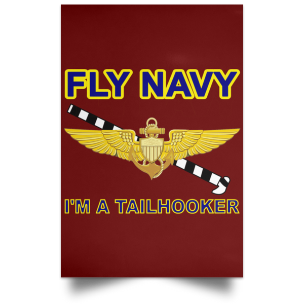 Fly Navy Tailhooker 1 Poster - Portrait