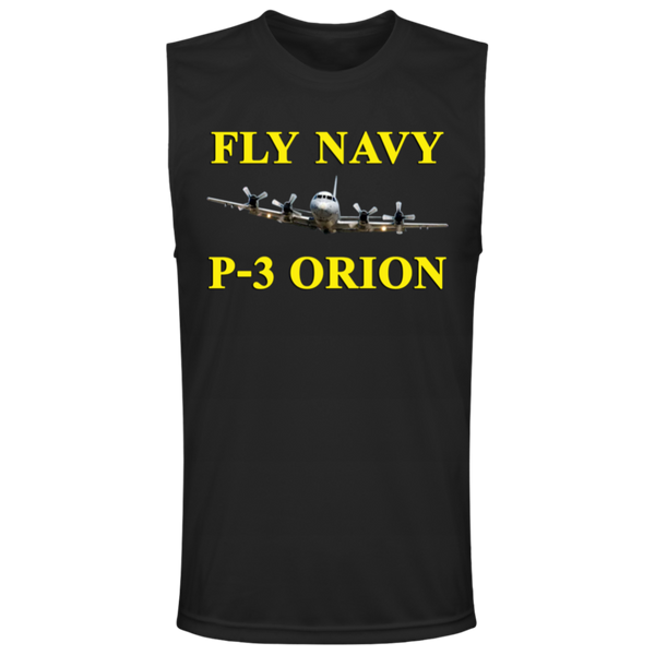 Fly Navy P-3 3 Team 365 Muscle T-Shirt