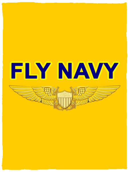 Fly Navy NFO Blanket - Cozy Plush Fleece 30x40