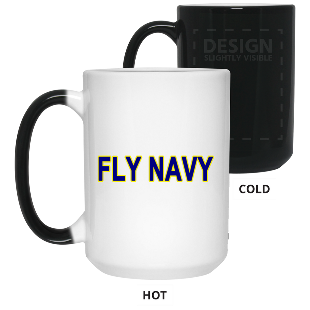 Fly Navy 2 Color Changing Mug - 15oz