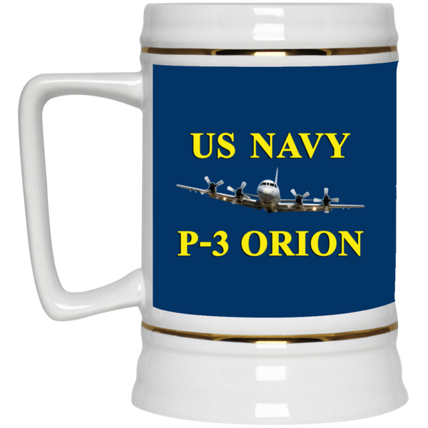 US Navy P-3 3 Beer Stein - 22oz