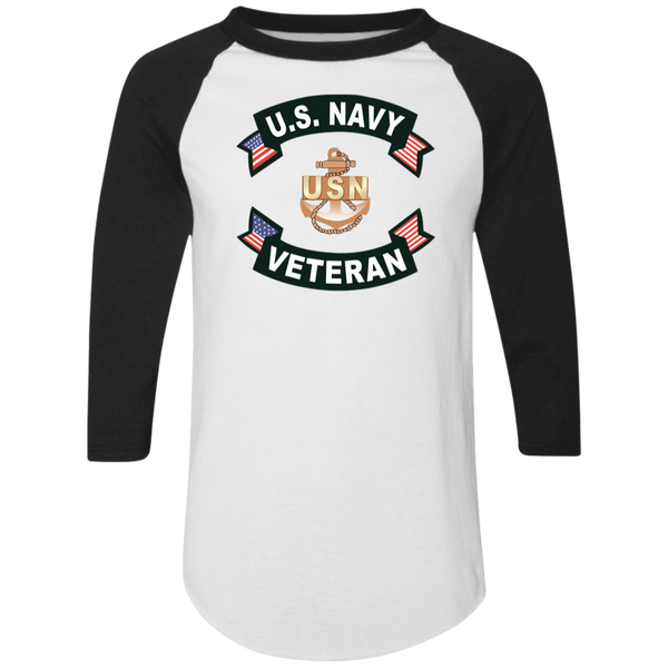 Navy Vet 1 Colorblock Raglan Jersey