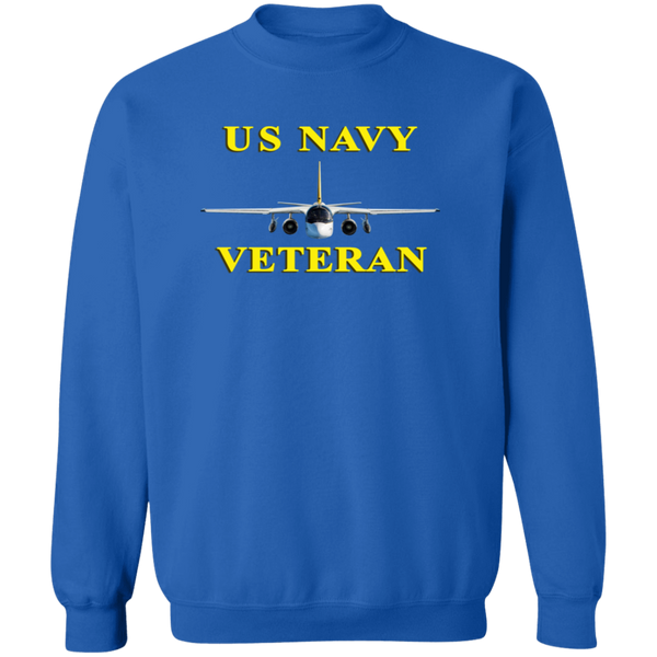 Navy Vet 3 Crewneck Pullover Sweatshirt