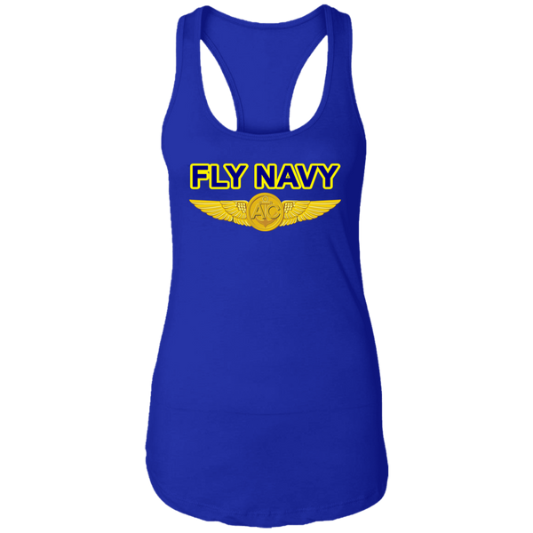 Fly Navy Aircrew Ladies' Ideal Racerback Tank