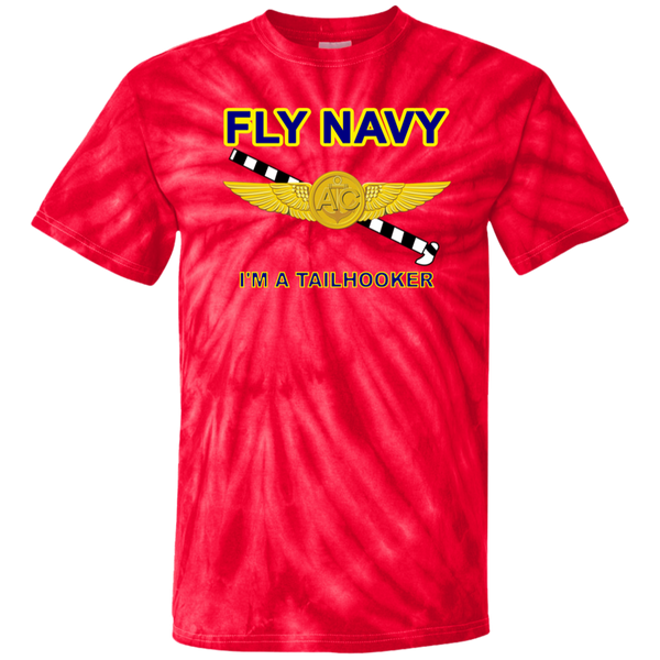 Fly Navy Tailhooker 2 Cotton Tie Dye T-Shirt