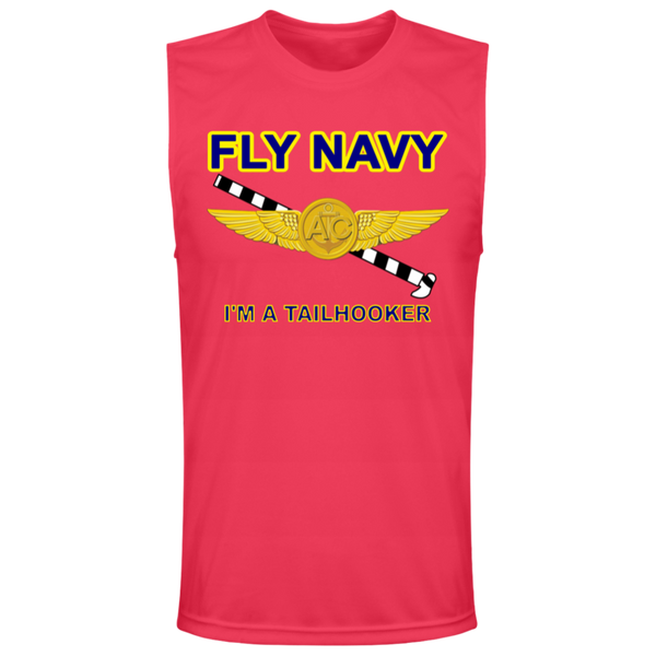 Fly Navy Tailhooker 2 Team 365 Muscle T-Shirt