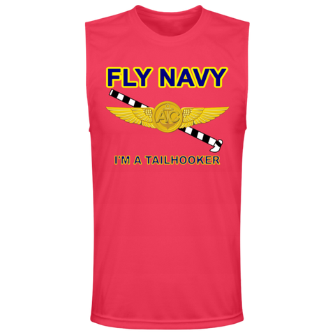 Fly Navy Tailhooker 2 Team 365 Muscle T-Shirt