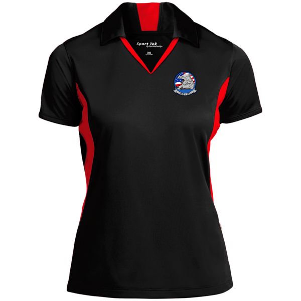 VAQ 142 3 Ladies' Colorblock Performance Polo