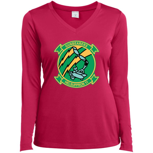 HC 11 2 Ladies’ LS Performance V-Neck Tee