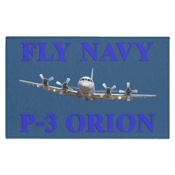 Fly Navy P-3 1 Indoor Doormat