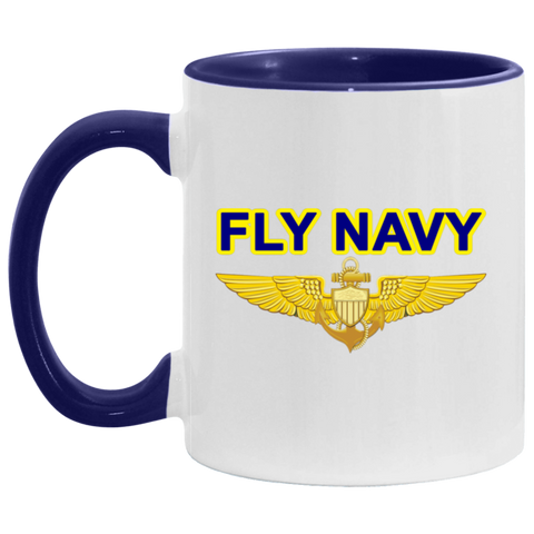 Fly Navy Aviator Accent Mug - 11oz