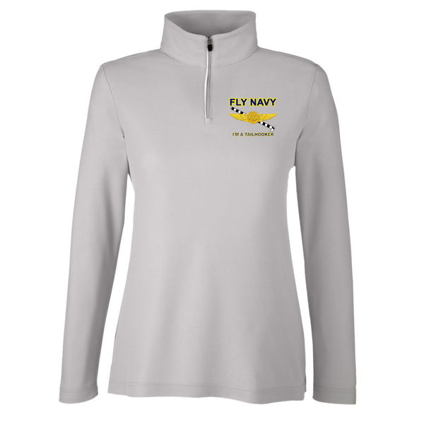 Fly Navy Tailhooker 2 Core 365 Ladies' Fusion Quarter Zip