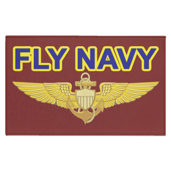 Fly Navy Aviator Indoor Doormat