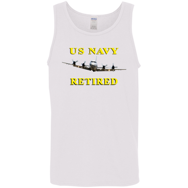 Navy Retired 1 Cotton Tank Top