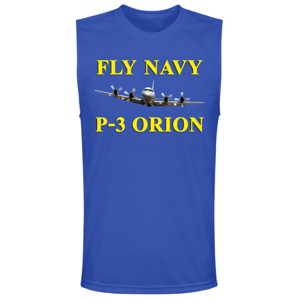 Fly Navy P-3 3 Team 365 Muscle T-Shirt