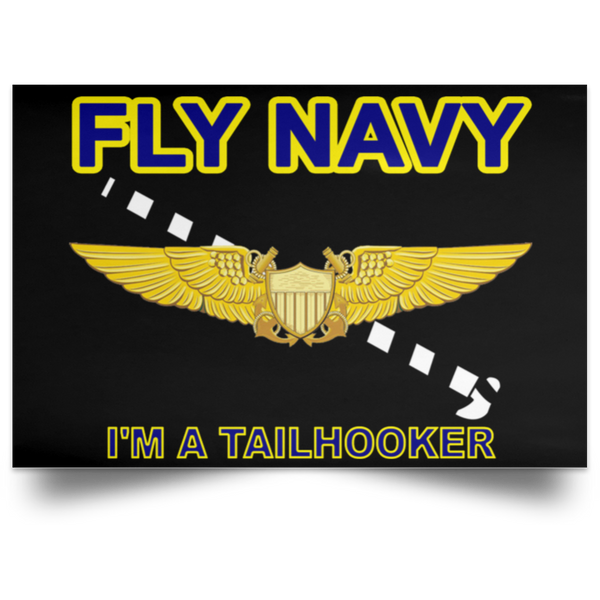 Fly Navy Tailhooker 3 Poster - Landscape