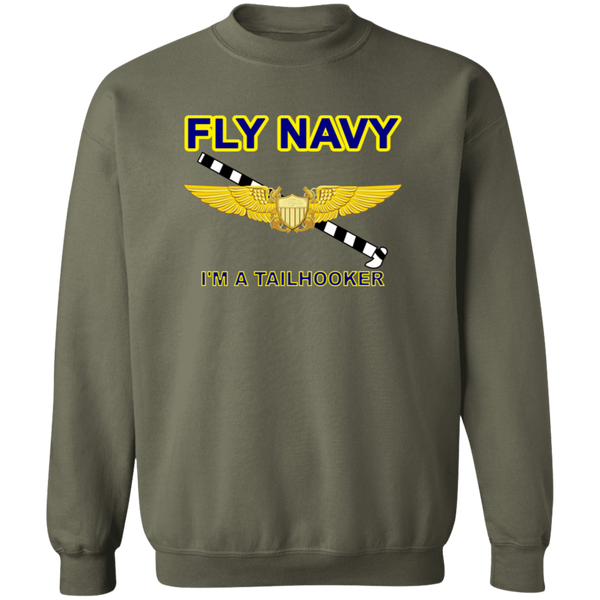 Fly Navy Tailhooker 3 Crewneck Pullover Sweatshirt