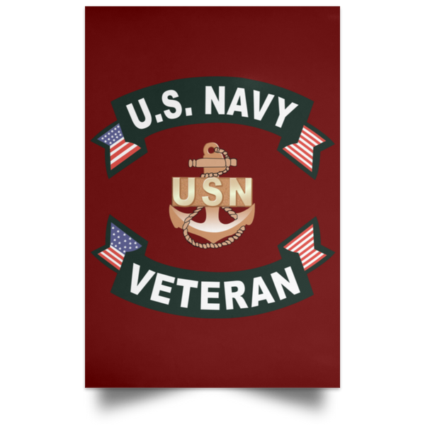 Navy Vet 1 Poster - Portrait