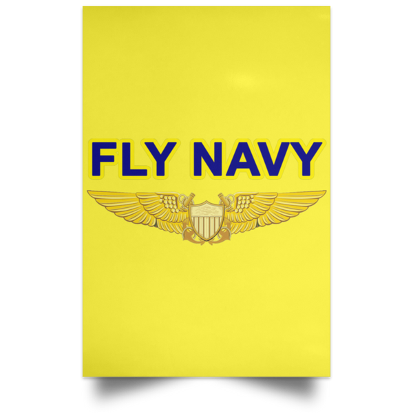 Fly Navy NFO Poster - Portrait