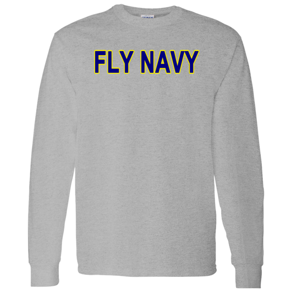 Fly Navy 2 LS Cotton T-Shirt