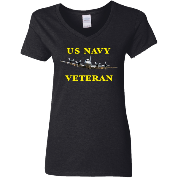 Navy Vet 2 Ladies' V-Neck T-Shirt