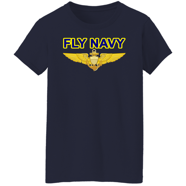 Fly Navy Aviator Ladies' T-Shirt