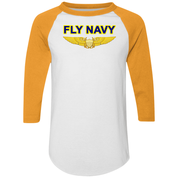 Fly Navy NFO Colorblock Raglan Jersey