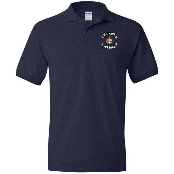 Navy Vet 1 Jersey Polo Shirt