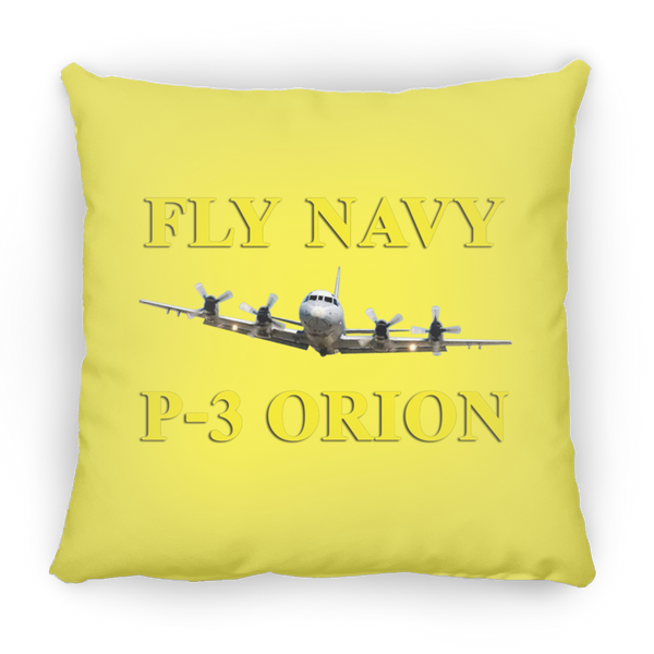 Fly Navy P-3 3 Pillow - Small Square