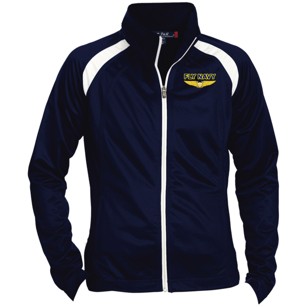 Fly Navy NFO Ladies' Raglan Sleeve Warmup Jacket