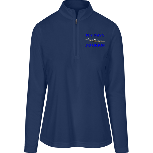 Fly Navy P-3 1 Team 365 Ladies' Zone Quarter Zip