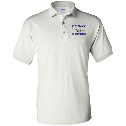 Fly Navy C-2 1 Jersey Polo Shirt
