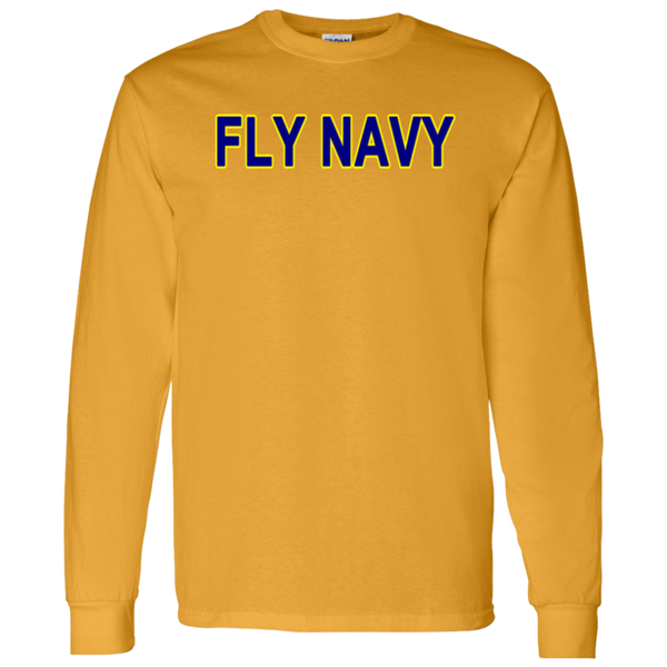 Fly Navy 2 LS Cotton T-Shirt