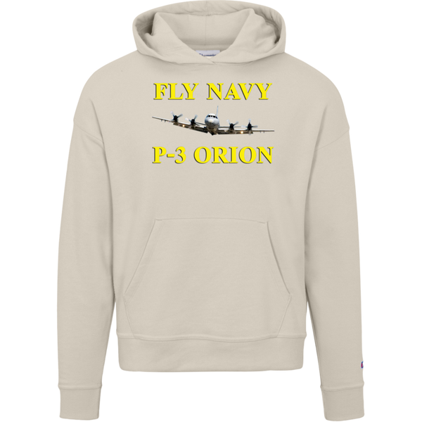 Fly Navy P-3 3 Champion Ladies' Powerblend Hoodie