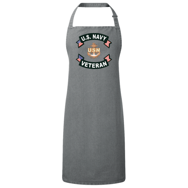 Navy Vet 1 Unisex Bib Apron