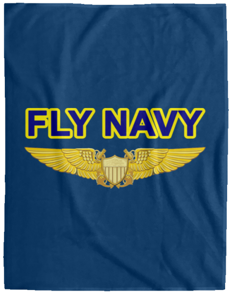 Fly Navy NFO Blanket - Cozy Plush Fleece 60x80