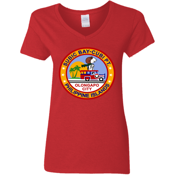 Subic Cubi Pt 01 Ladies' V-Neck T-Shirt