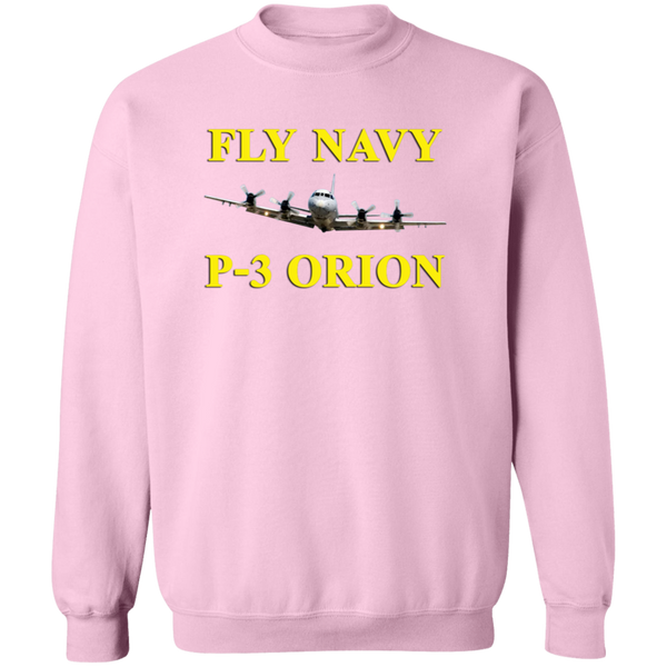 Fly Navy P-3 3 Crewneck Pullover Sweatshirt