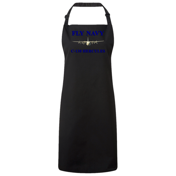 Fly Navy C-130 1 Unisex Bib Apron