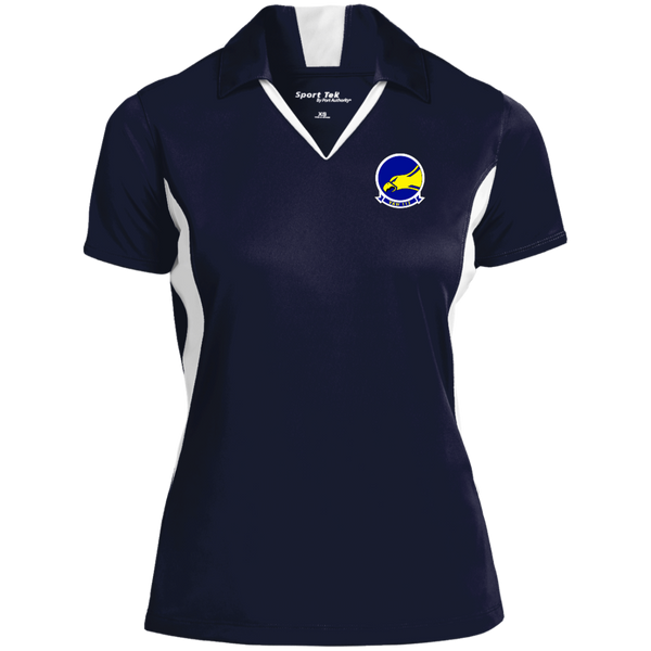 VAW 112 Ladies' Colorblock Performance Polo