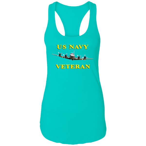 Navy Vet 2 Ladies' Ideal Racerback Tank