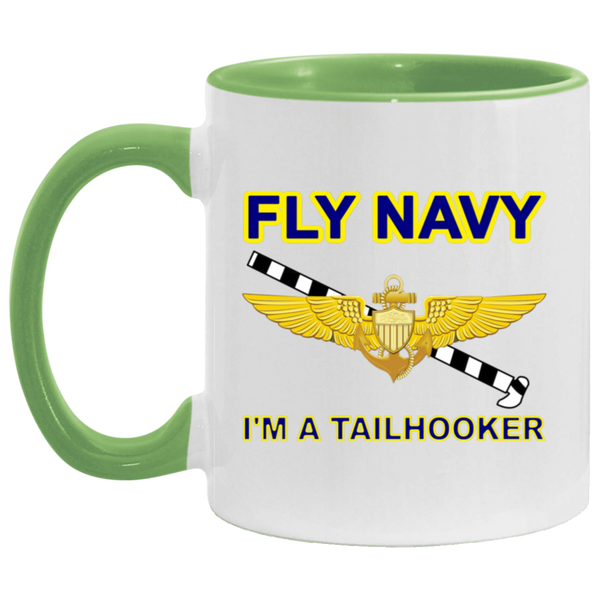 Fly Navy Tailhooker 1 Accent Mug - 11oz