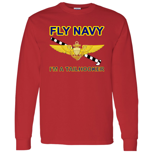 Fly Navy Tailhooker 1 LS Cotton T-Shirt