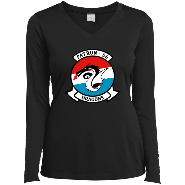 VP 56 1 Ladies’ LS Performance V-Neck Tee