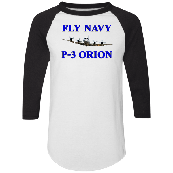 Fly Navy P-3 1 Colorblock Raglan Jersey