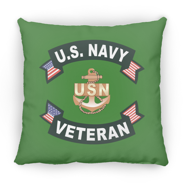 Navy Vet 1 Pillow - Large Square