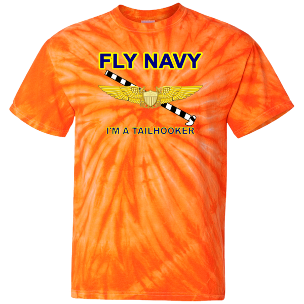 Fly Navy Tailhooker 3 Cotton Tie Dye T-Shirt